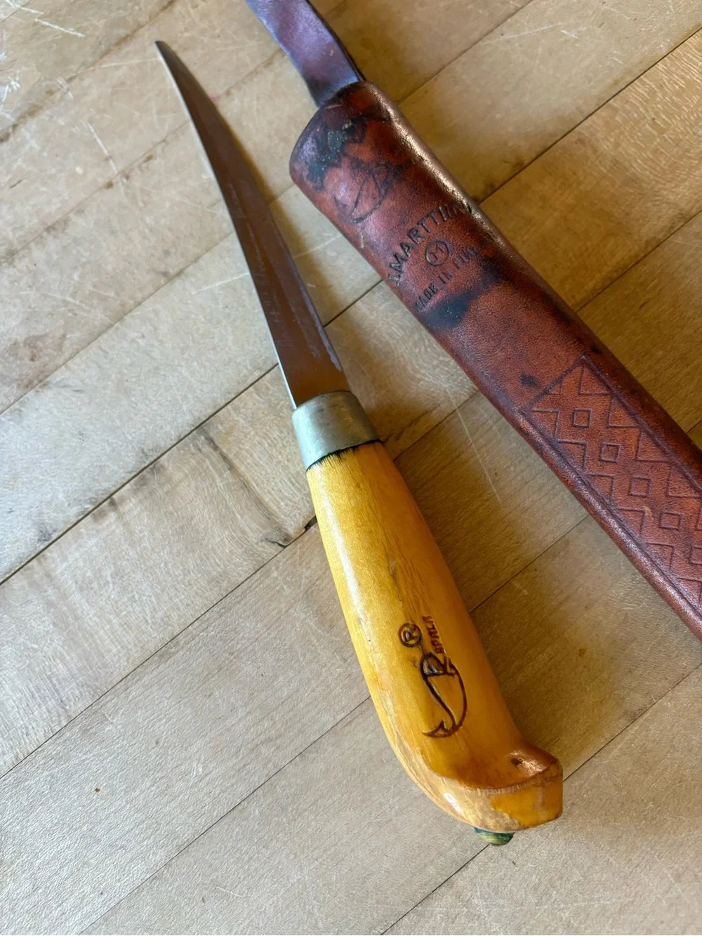 Vintage Finnish J. Marttiini Fillet Knife